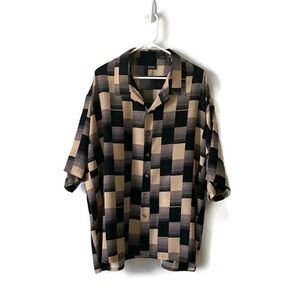 Men’s GOCHU Button Up Short Sleeve Shirt size 3XL